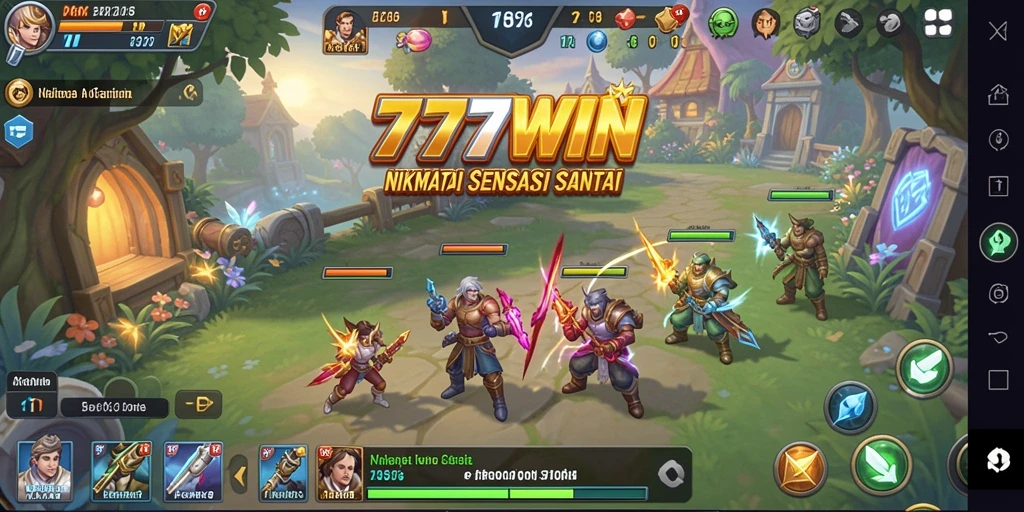 Screenshot game 777WIN dengan gameplay santai dan menyenangkan.