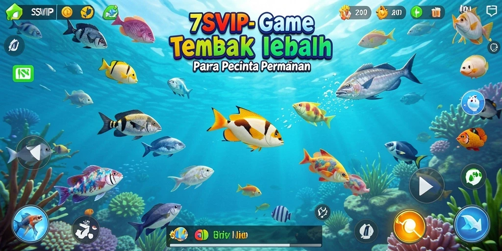 Tampilan seru gameplay Tembak Ikan di 7SVIP.