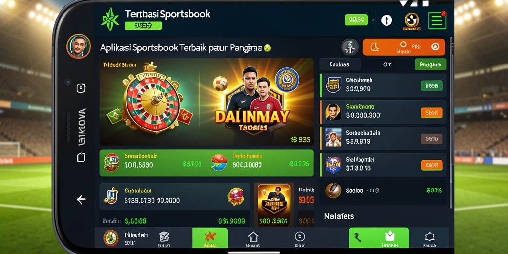 Tampilan gameplay yang menarik dari aplikasi Sportsbook 9939.