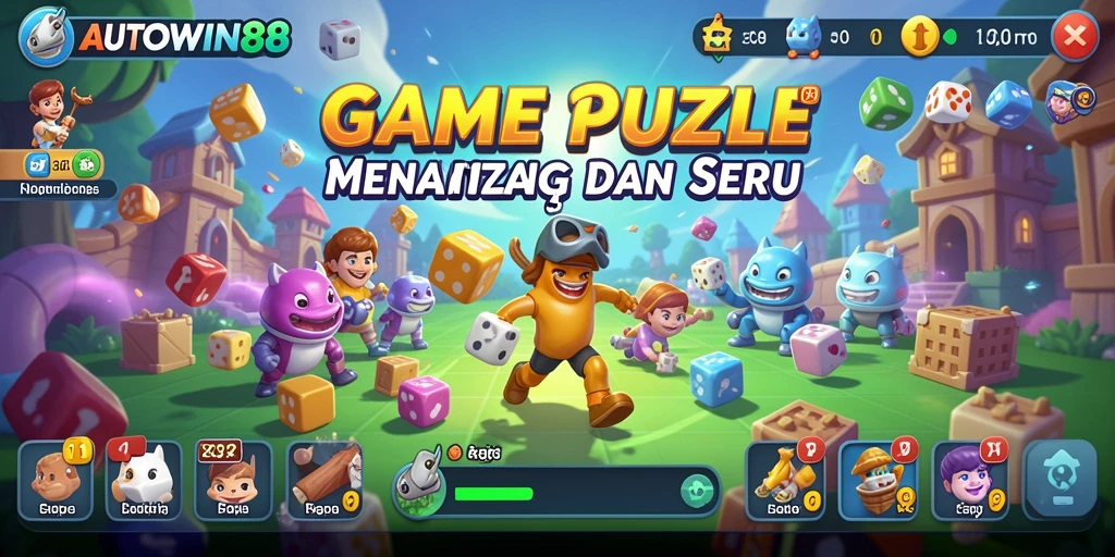 Tampilan gameplay AUTOWIN88 yang penuh warna dan menantang.