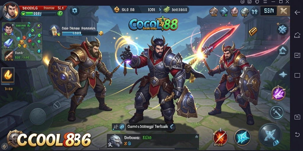 Gameplay COCOL88 yang menegangkan dan strategis.