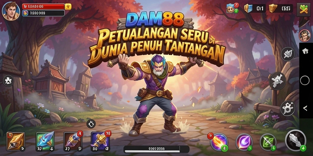 Tampilan gameplay seru dari petualangan epik DAM88.