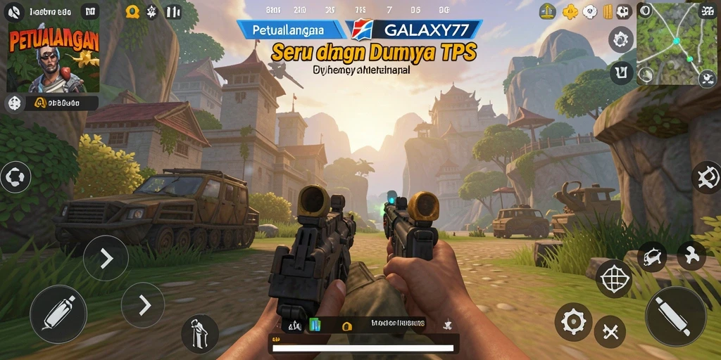 Gameplay TPS yang memukau dan mendebarkan di GALAXY77.