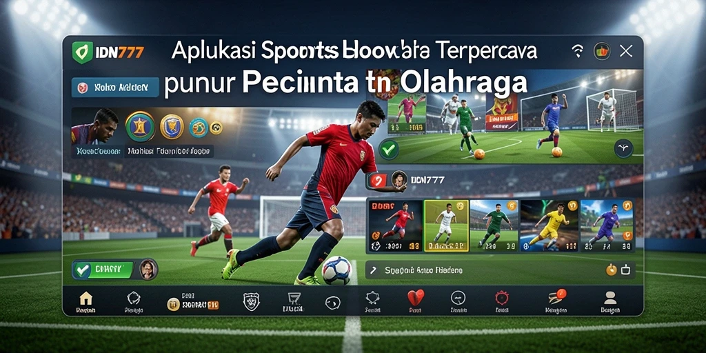 Tampilan gameplay IDN777 dalam memasang taruhan olahraga secara langsung.