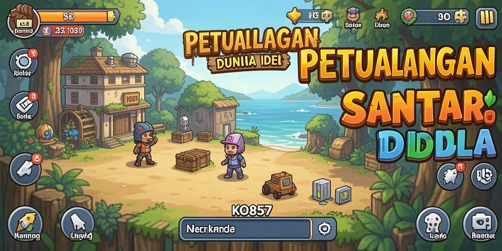 Screenshot gameplay KO857 menunjukkan keseruan dalam menjalankan misi.