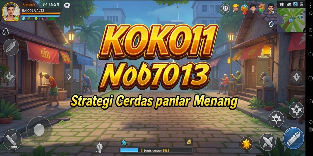 Tangkapan layar KOKO11 menunjukkan aksi pertempuran strategis yang mendebarkan.
