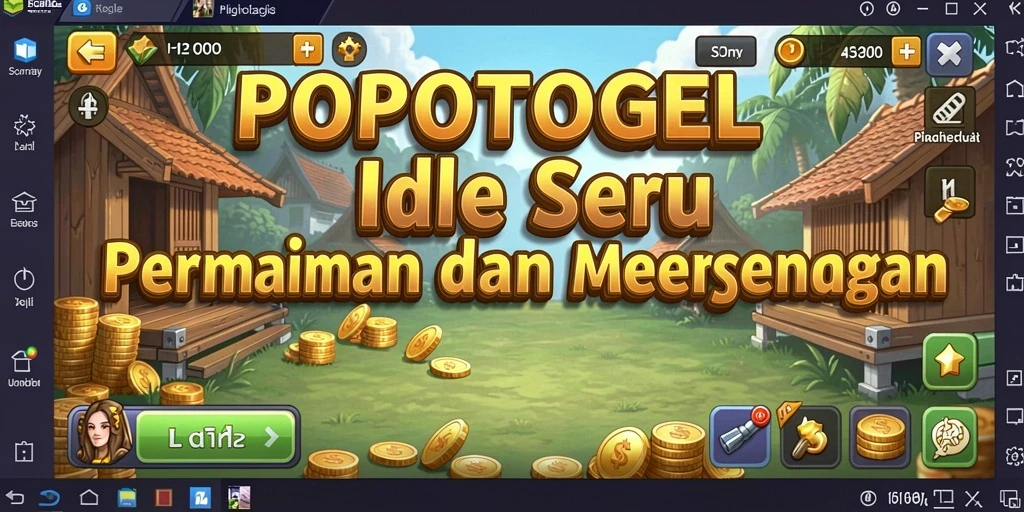 Tampilan gameplay POPOTOGEL yang menarik dan seru.