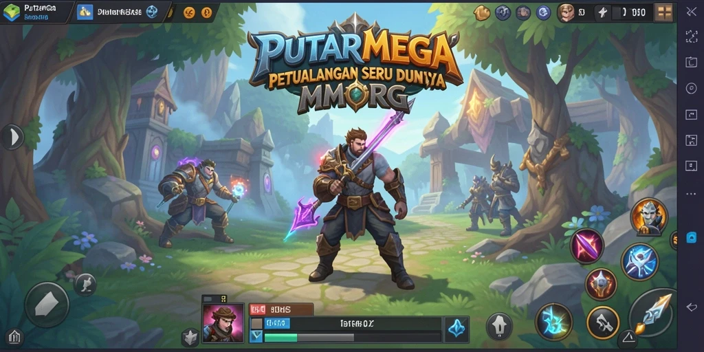 Gameplay seru di PUTARMEGA dengan berbagai petualangan.
