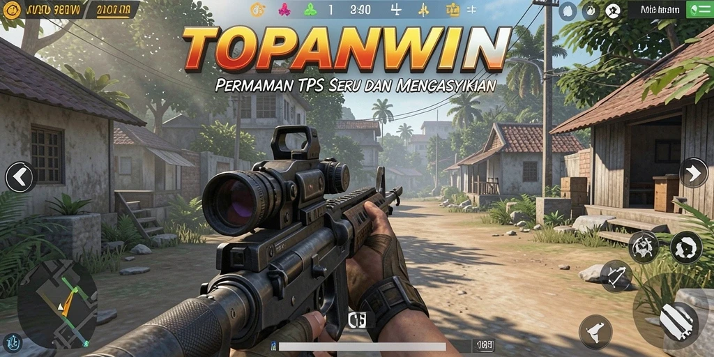Tangkapan layar utama permainan TOPANWIN yang menunjukkan aksi TPS yang mendebarkan.